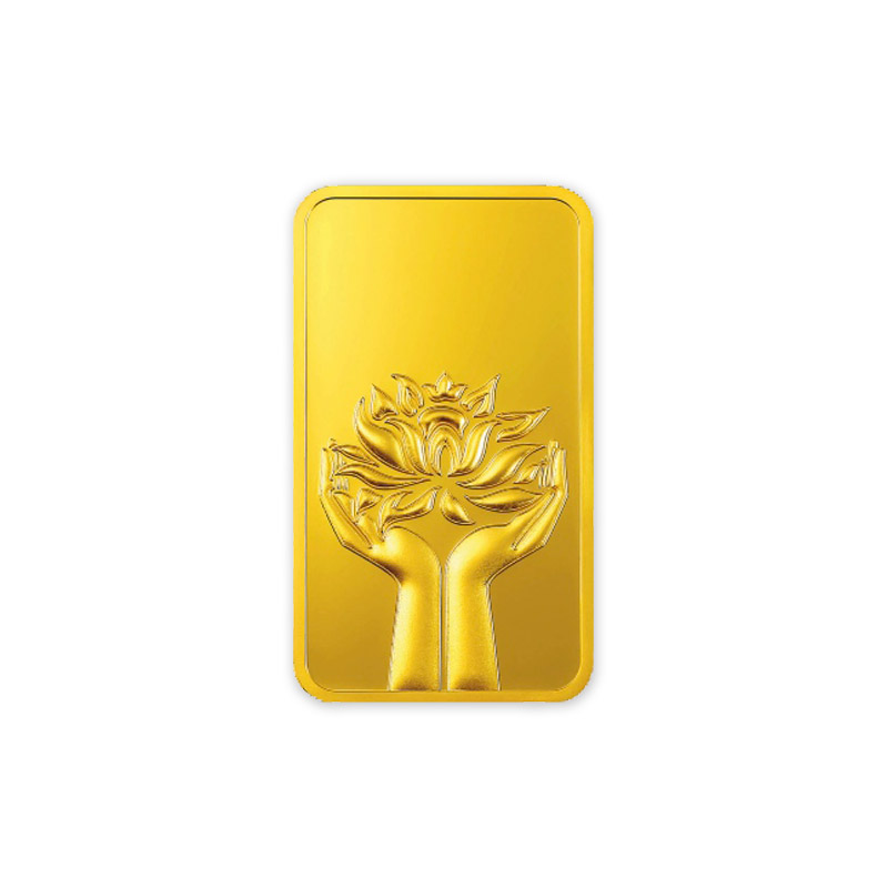 Lotus 24K Gold Bar 31.1GM - Harit Jewellers